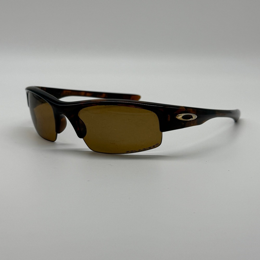 Oakley Half Jacket Sunglasses Mens Tortoise Polarized Bronze Wrap Sport USA